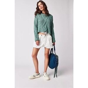 Free People Cutting Edge Cable Knit Sweater NWT